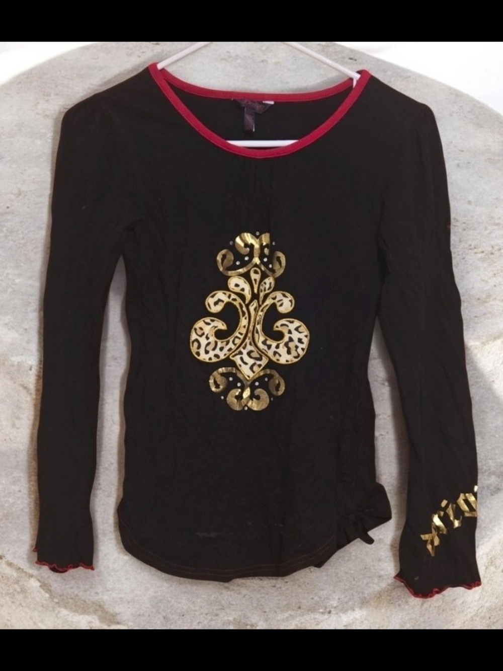 DEREON BLACK FASHION GIRL TOP